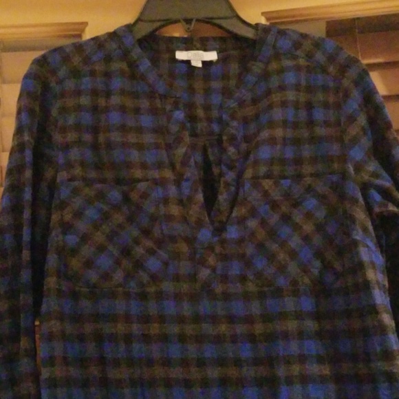 Dalia top, size XS, EUC, blue gray - Picture 3 of 6